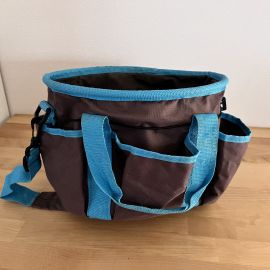 Sac de pansage marron /bleu