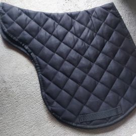 Tapis de selle Riding World noir poney