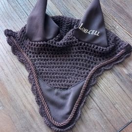 Bonnet Lami-Cell marron (poney)
