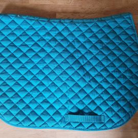 Tapis de selle Fouganza bleu (poney)