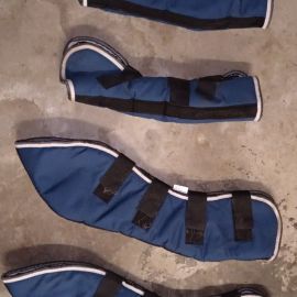Guêtres de transport pour cheval *4 bleu (cheval)