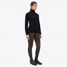 pull cachemire cavalleria toscana col roulé (L)