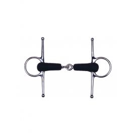 Mors aiguille Feeling caoutchouc brisé 125 cm (neuf)