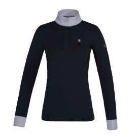 Polo Kingsland manche longue concours navy (L) neuf