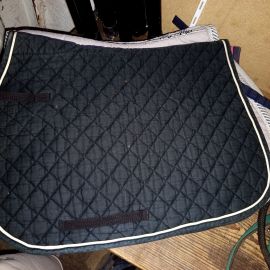 Tapis de selle LBAT noir (poney)