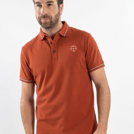 Polo Harcour Pampelonne homme terracotta (S) neuf