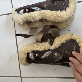 Guêtres Veredus Carbon gel marron (cheval)