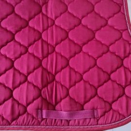 Tapis de selle CSO rouge (cheval)
