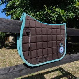 Tapis de Selle Fouganza marron (cheval)