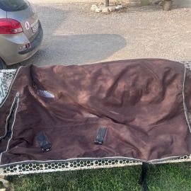Couverture Fouganza imperméable marron 115 cm