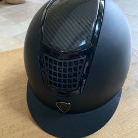 Casque équitation Equithème noir (53-55)