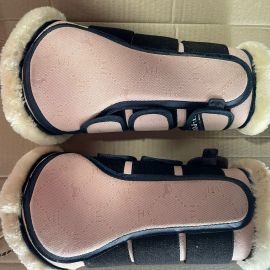 Guêtres HV Polo rose (cheval) neuf