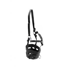 muselière nylon noir (poney)