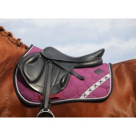Tapis de selle origine Oxxer prune (neuf)