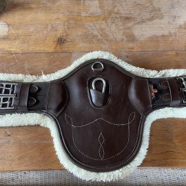 Sangle bavette Kentucky marron mouton 55 cm