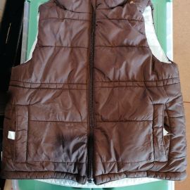 Doudoune Fouganza réversible marron & bleu (6 ans)