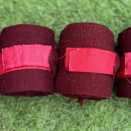 Bandes de repos rouge *4 (cheval)
