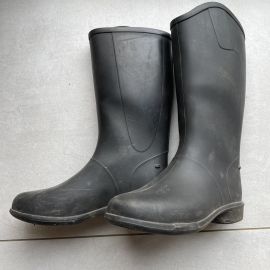 Bottes équitation Fouganza caoutchouc noir T31