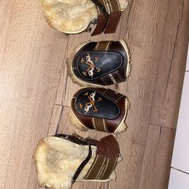 Guêtres HV Polo marron (double poney)