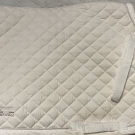 Tapis de selle Lami-Cell blanc (cheval)