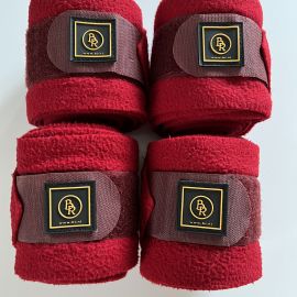 Bandes Polo BR rouge *4 (cheval)