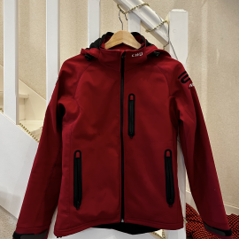 Blouson CWD softshell rouge (L)