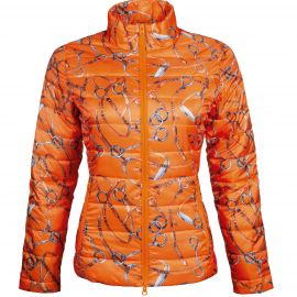 Blouson matelassé HKM Allure orange (XXS) neuf