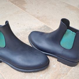 Boots équitation Fouganza bleu T34