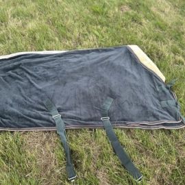 Couverture Young Equestrian polaire vert 125 cm