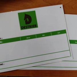 Plaques de box Destrier