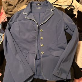 Veste de concours Equitheme bleu (M) neuf