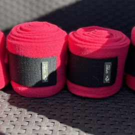 Bandes Polo Horze rouge *4 (cheval)