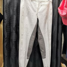 Pantalon équitation Pikeur Lugana fond i blanc & gris (40 ) neuf