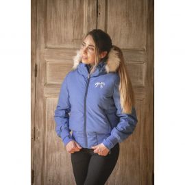 Blouson Pénélope step bleu océan (M) neuf