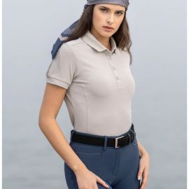 Polo Equiline manches courtes evae sabbia (M) neuf