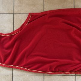 Couvre reins Equithème rouge 135 cm
