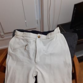 Lot 2 pantalons concours équitation blanc (36)