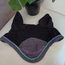 Bonnet Fouganza noir (poney)