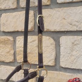 Licol de pansage Kentucky Leather Grooming cuir