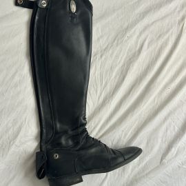 Bottes équitation Fellini cuir noir (38)