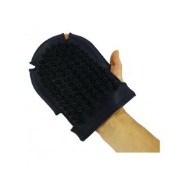 Gant étrille + brosse Hippotonic bleu (neuf)