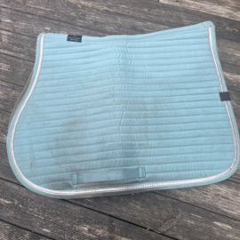Tapis de selle Equitheme bleu (cheval)