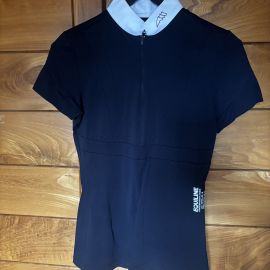 Polo concours Equiline noir (S)
