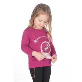 Sweat HKM polly rose magenta (8 ans) neuf