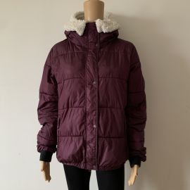 Doudoune Steeds capuche bordeaux M