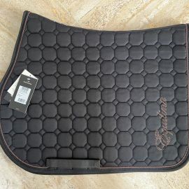 Tapis de selle Equiline octagon serie limité noir (neuf)