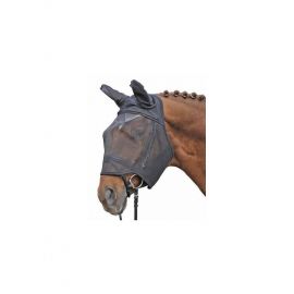 Masque anti-mouches HKM noir (shetland) neuf