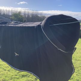 Couverture HKM polaire noir 155 cm