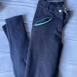 Pantalon équitation Fouganza bleu (10 ans)