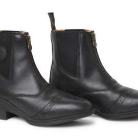 Boots Moutain Horse Aurora zip paddock noir (40) neuf